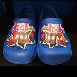 Spidey Kids Blue Clogs
